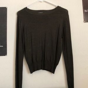 Dark green sweater